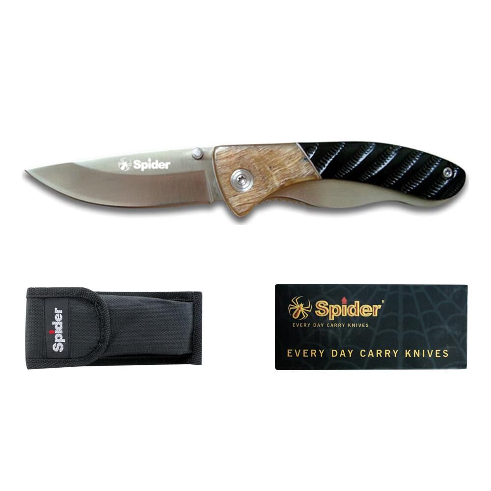 Spider Paslanmaz Bel Klipsli Çakı E139-2