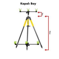 Effe Kamış Ayağı Surf Tripod HG283