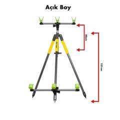 Effe Kamış Ayağı Surf Tripod HG283