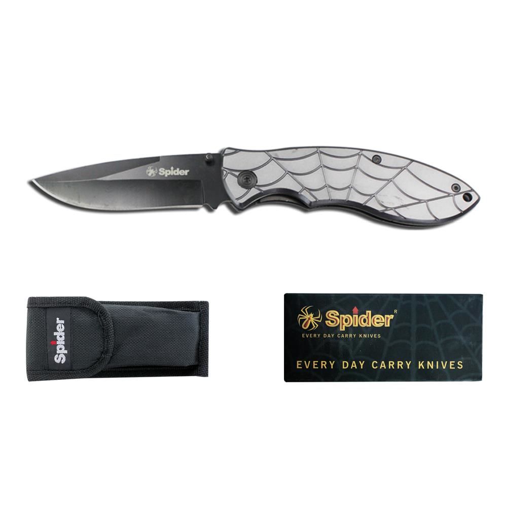 Spider Paslanmaz Bel Klipsli Çakı E256-10