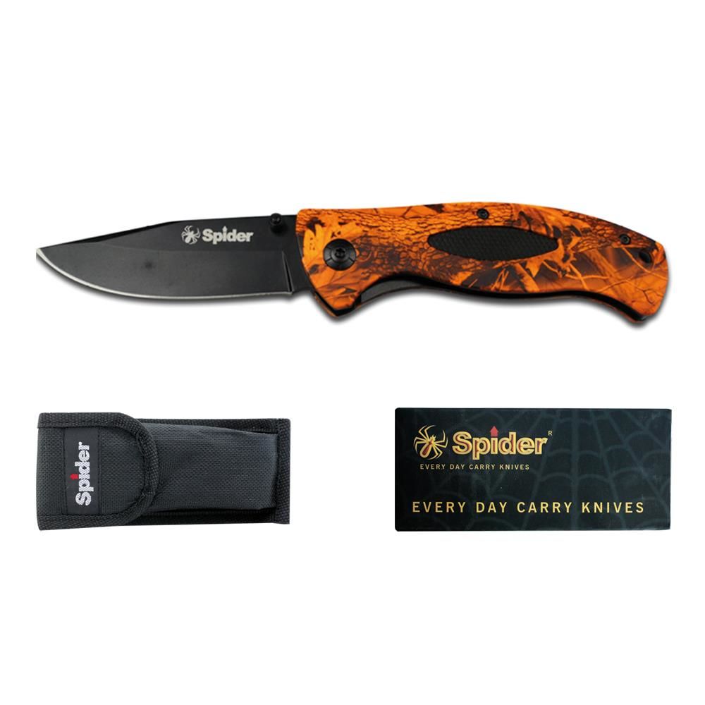 Spider Paslanmaz Bel Klipsli Çakı E257-2PF