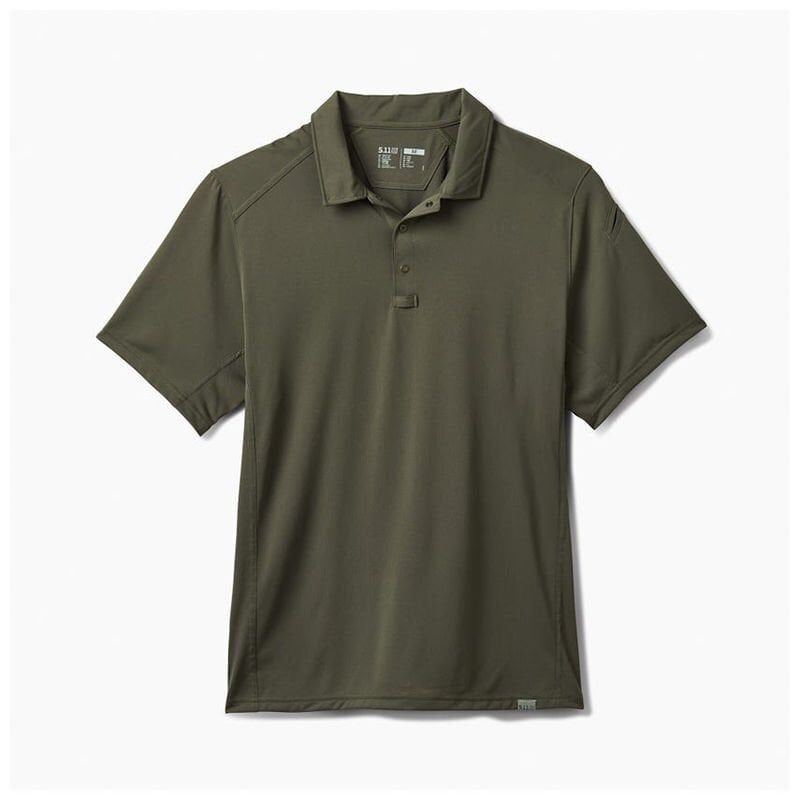 5.11 PARAMOUNT CREST POLO KISA KOL YESIL TISORT