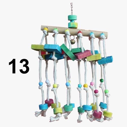 Papağan Tünek Oyuncağı Kuş Tüneği 13