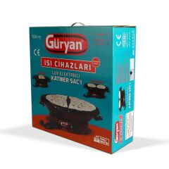 Güryan Elektrikli Katmer Sacı 1.5Mm Kara Saç 55Cm