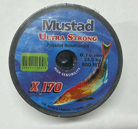 Mustad Ultra Strong 500 Mt 0.70 mm 23 Kg misina