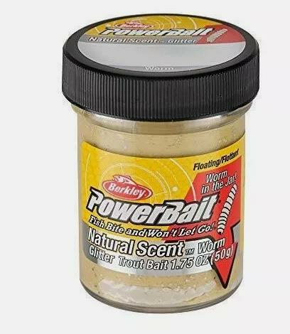 Berkley PowerBait Doğal Simli Alabalık Hamuru Balık Yemi Sarımsaklı Kokulu