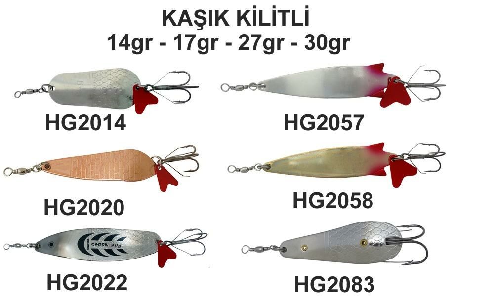Effe Dişli Avcı Balık Kilitli Kaşık Döner Meps 17 Gr