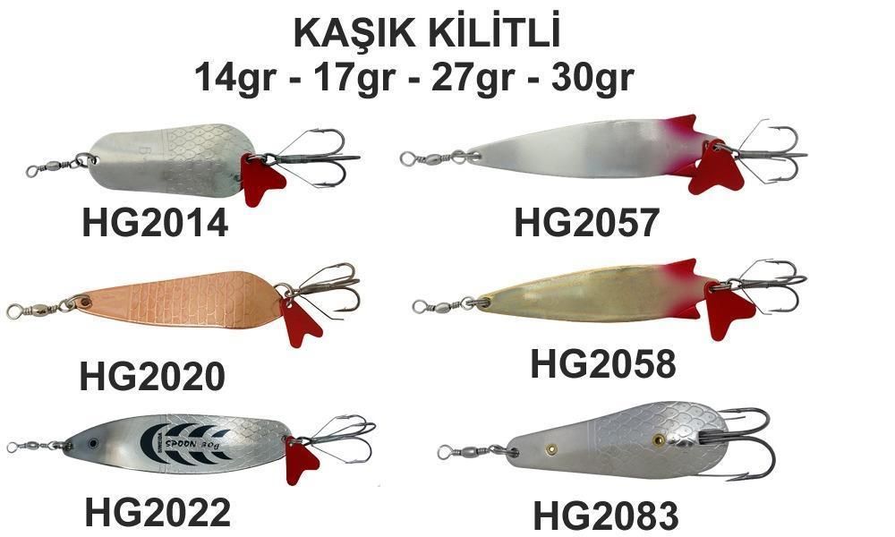 Effe Dişli Avcı Balık Kilitli Kaşık Döner Meps 30 Gr