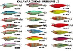 Effe Kalamar Zokası Kurşunsuz Maket Balık 9 cm