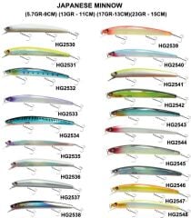 Effe Japanese Minnow Suni Yem Maket Balık 11 cm 13 gr