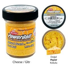 Berkley PowerBait Doğal Kokulu Glitter (Simli) Alabalık Hamuru - Cheese / Gltr