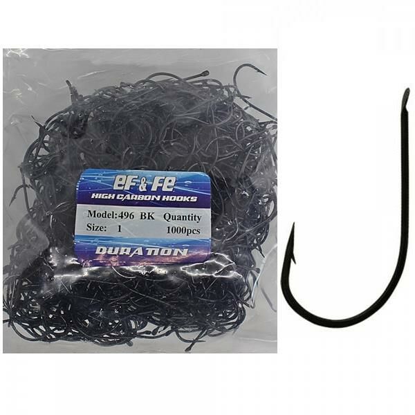 Effe 496 Black Dökme Olta İğnesi 100 Adet