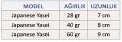Effe Japanese Yasei 40 gr Jig Kaşık Suni Yem Balık